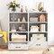 Storage Bookshelf with Drawer and 3 Open Shelves for Study or Bedroom